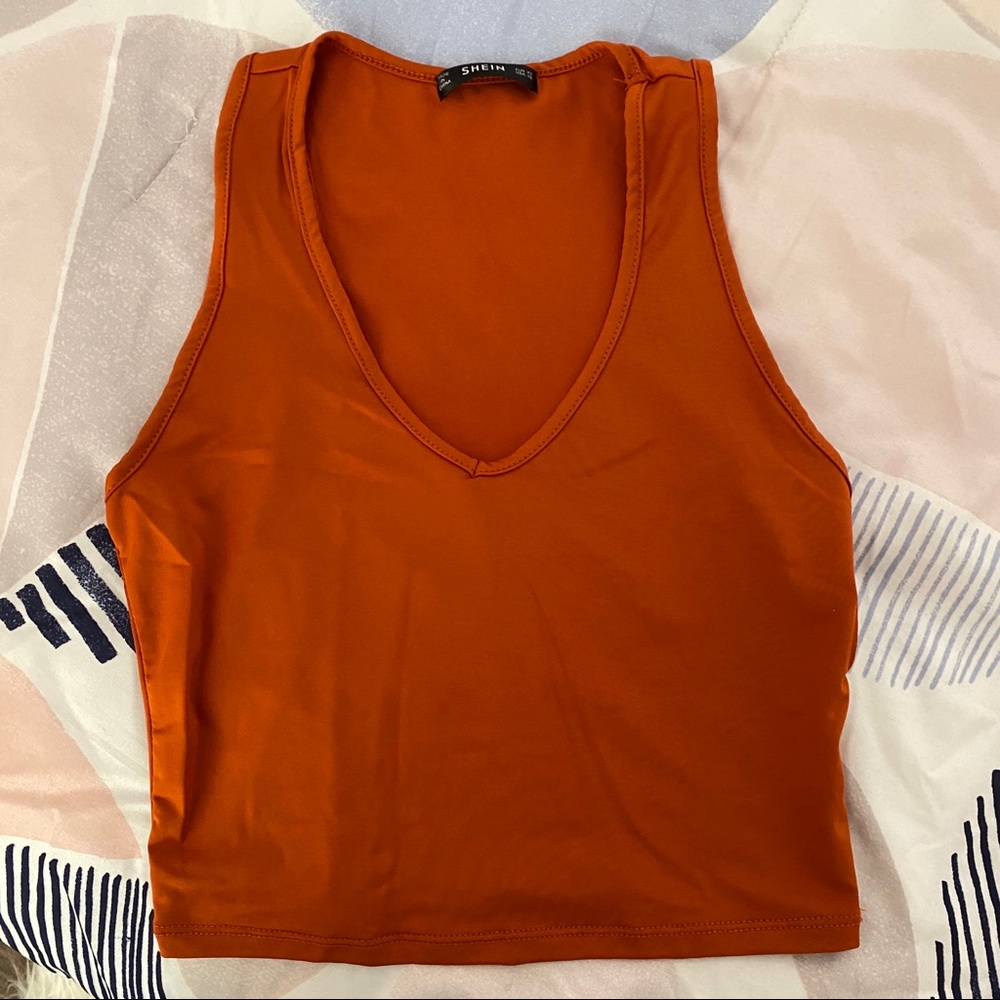 Orange Crop Top